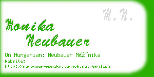 monika neubauer business card